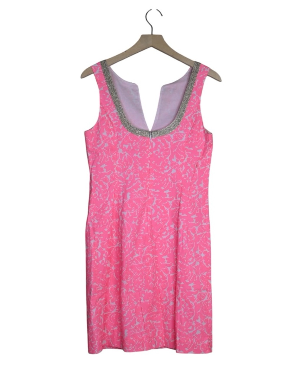 Lilly Pulitzer Women's 4 Janice Shift Cosmos Pink Lined Dress - Picture 4 of 12